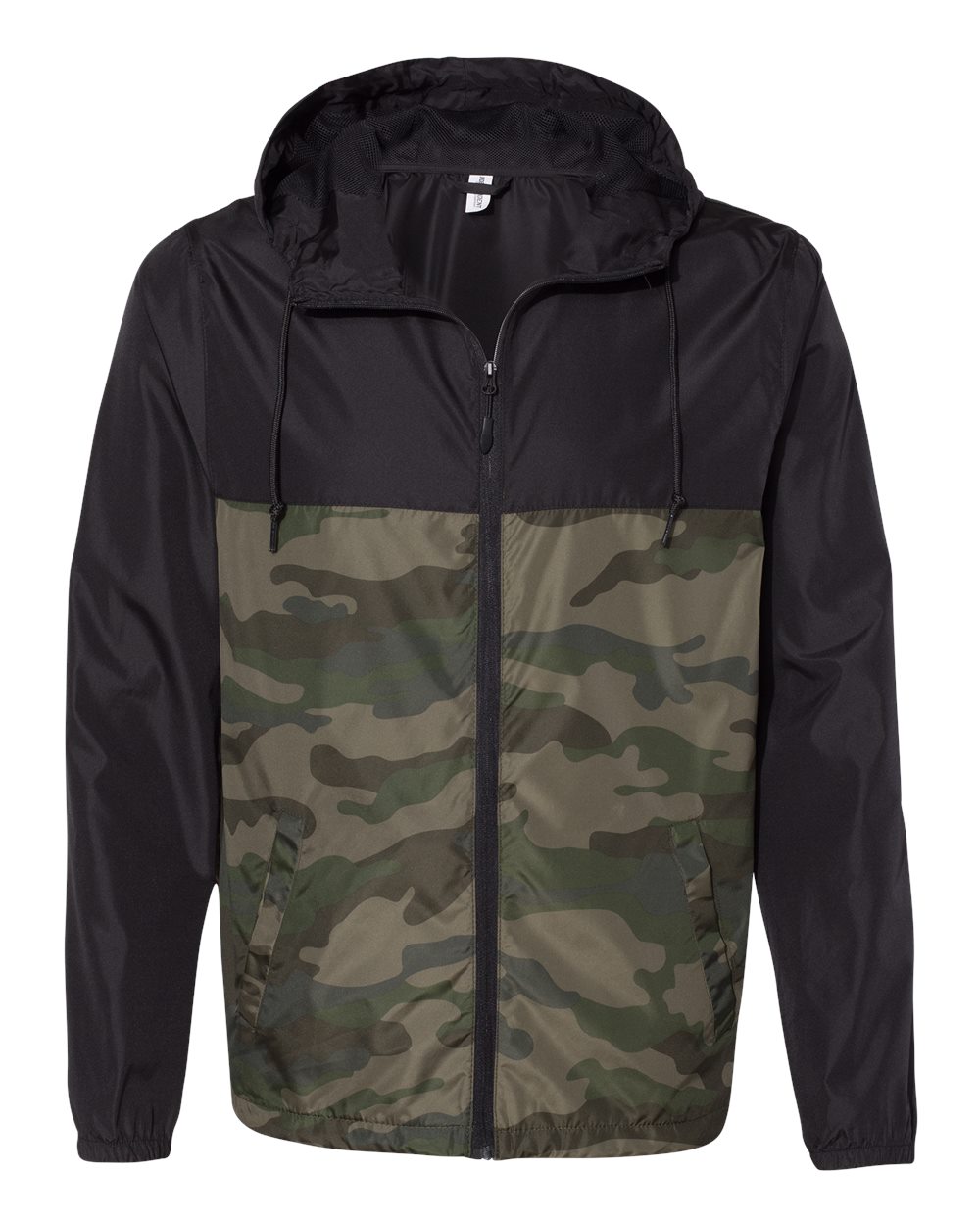 Independent Trading Co. – EXPLWZ – Lightweight Windbreaker Full – Zip Jacket – Black Forest Camo Independent Trading Co. – EXPLWZ – Lightweight Windbreaker Full – Zip Jacket – Black Forest Camo