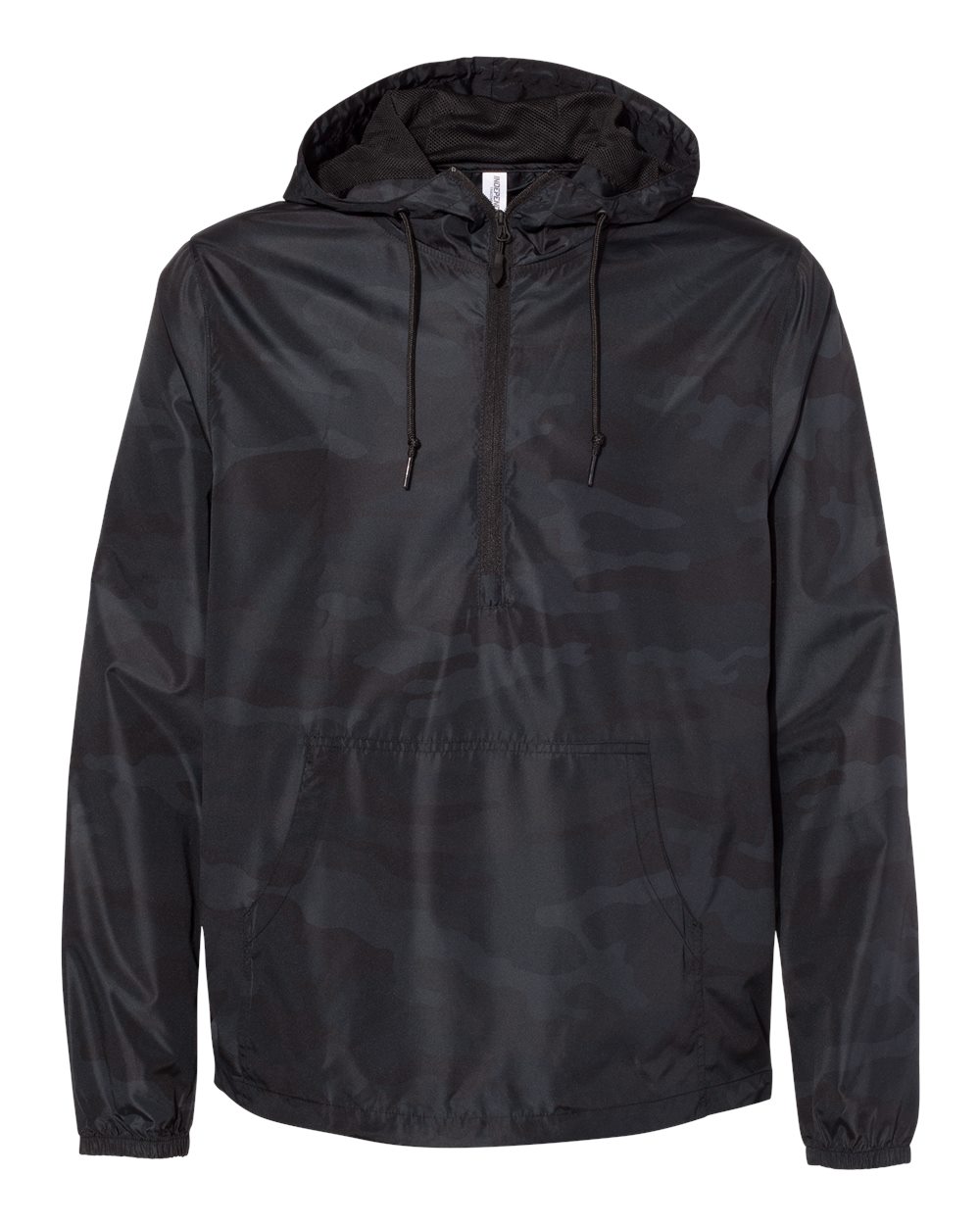 Independent Trading Co. – EXPLWP – Lightweight Quarter – Zip Windbreaker Pullover Jacket – Black Camo – Independent Trading Co. – EXPLWP – Lightweight Quarter – Zip Windbreaker Pullover Jacket – Black Camo –