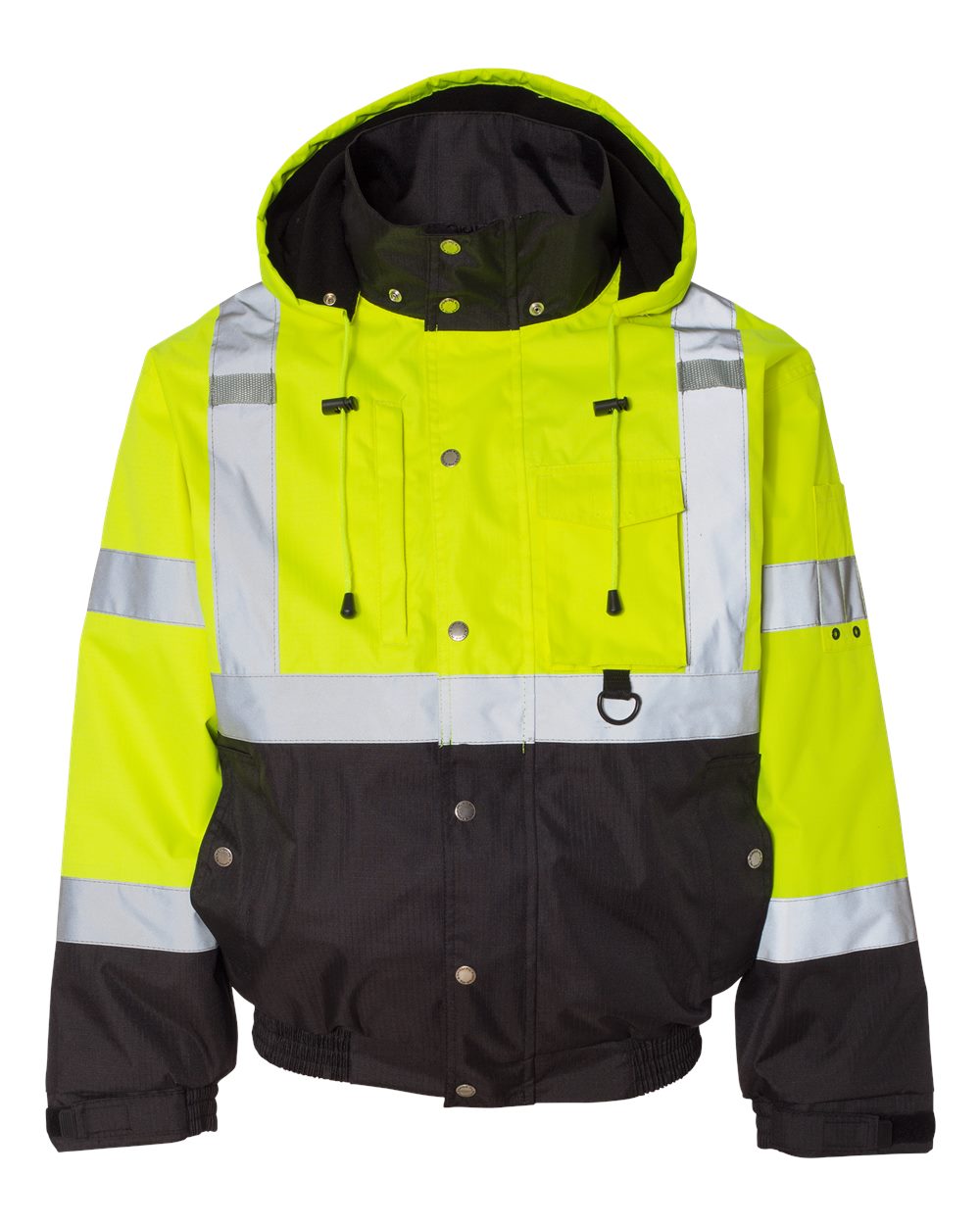Kishigo – JS – – Ripstop Bomber Jacket – Lime Black – Kishigo – JS – – Ripstop Bomber Jacket – Lime Black –