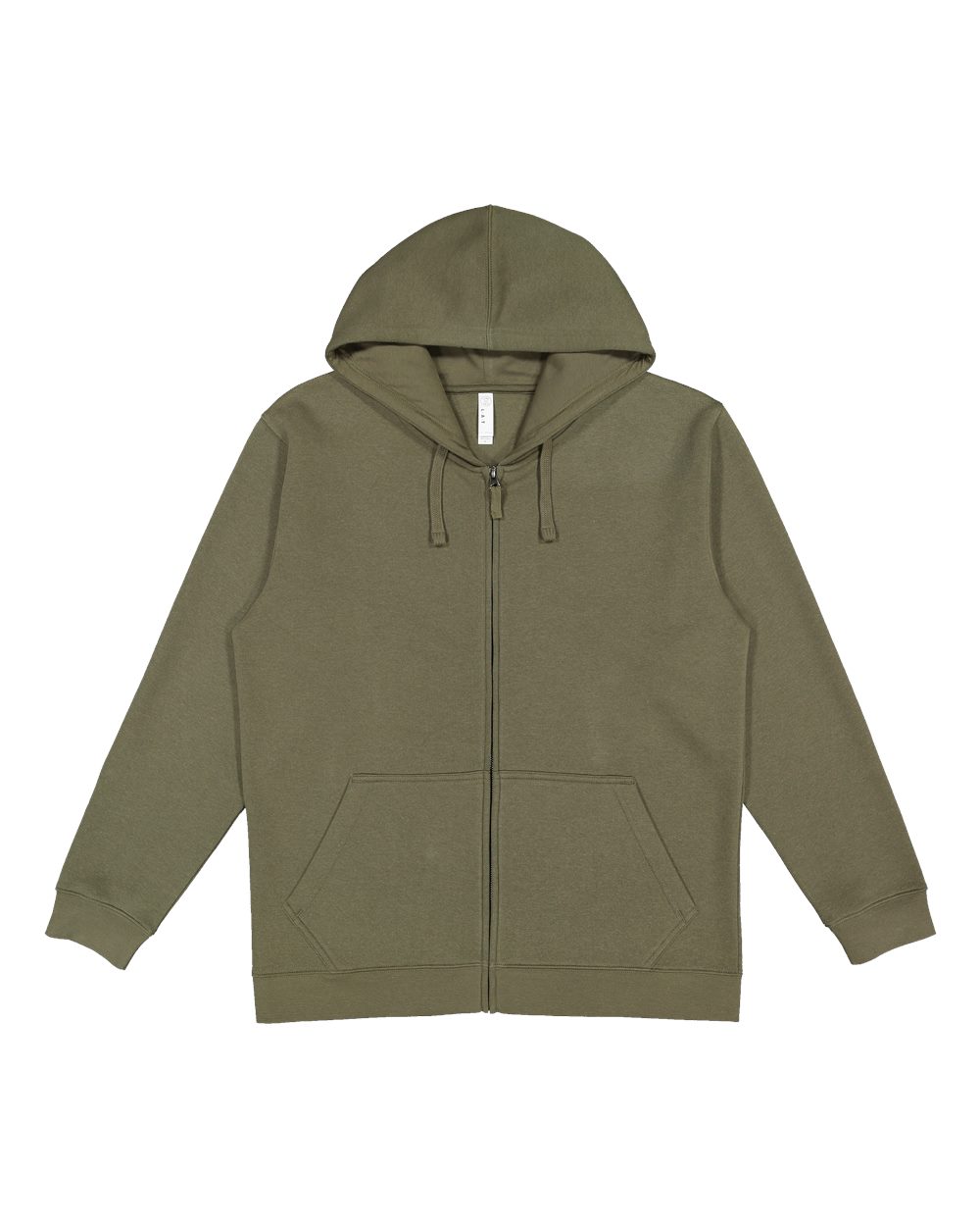 LAT – – Full – Zip Fleece Hoodie – Military Green – LAT – – Full – Zip Fleece Hoodie – Military Green –