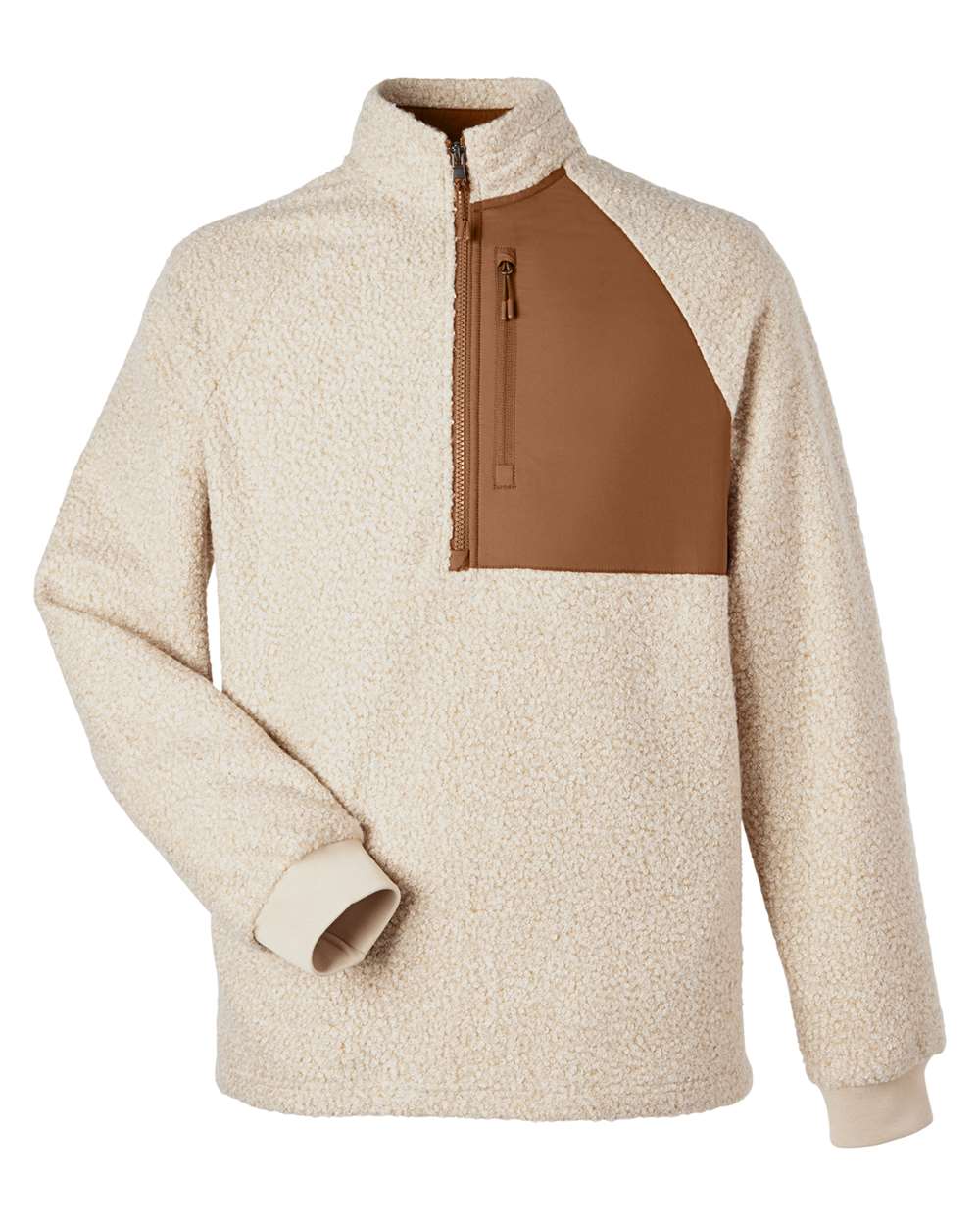 North End – NE – Men’s Aura Sweater Fleece Quarter – Zip Pullover – Oatmeal Heather Teak North End – NE – Men’s Aura Sweater Fleece Quarter – Zip Pullover – Oatmeal Heather Teak