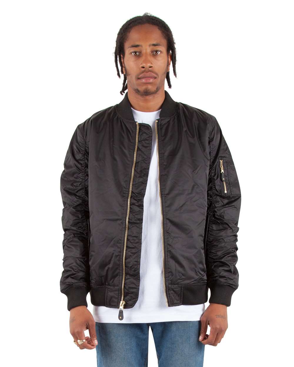 Shaka Wear – SHBJ – Bomber Jacket – Black Shaka Wear – SHBJ – Bomber Jacket – Black