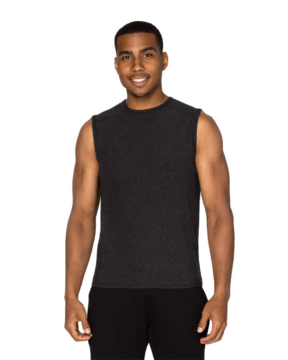 Threadfast Apparel – T – Impact Tank Top – Black Heather Threadfast Apparel – T – Impact Tank Top – Black Heather