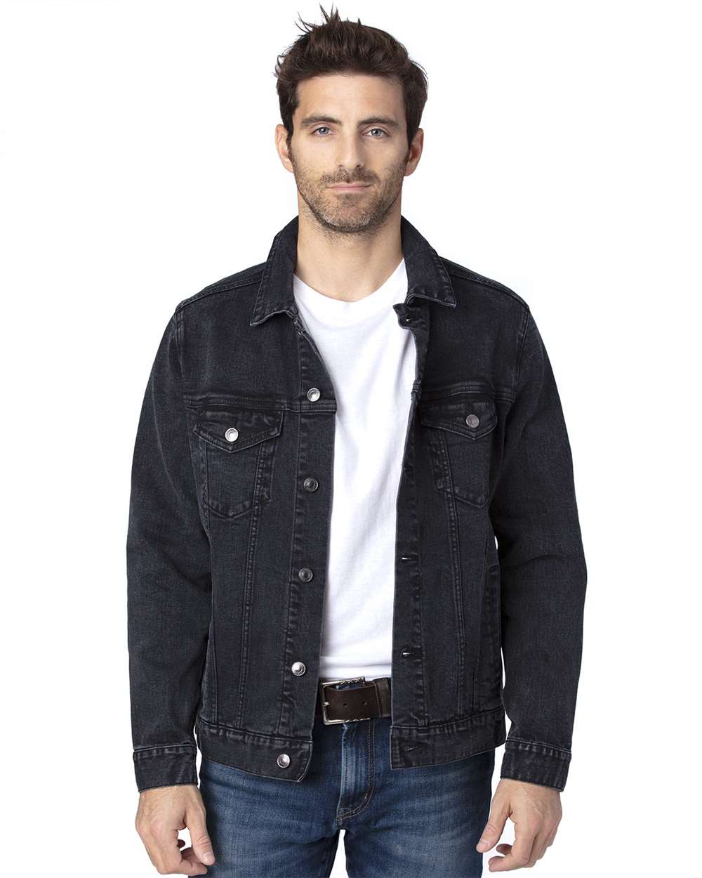Threadfast Apparel – J – Denim Jacket – Black Denim Threadfast Apparel – J – Denim Jacket – Black Denim