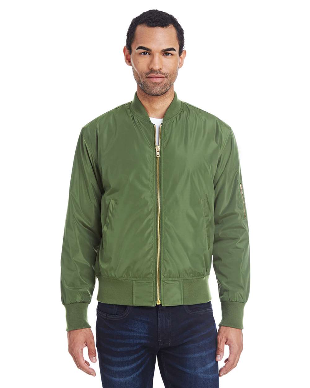 Threadfast Apparel – J – Bomber Jacket – Army