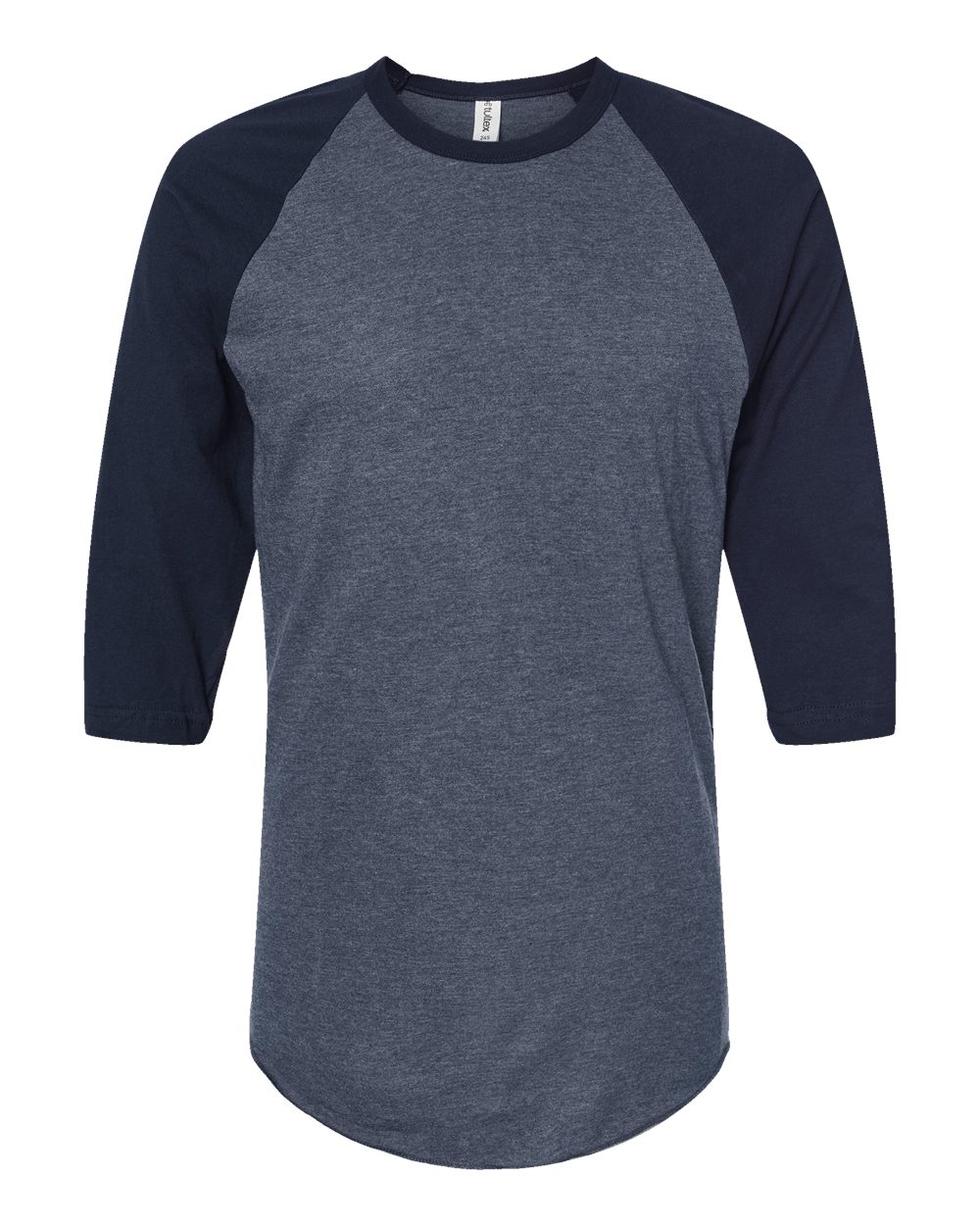 Tultex – – Fine Jersey Raglan T – Shirt – Heather Denim Navy Tultex – – Fine Jersey Raglan T – Shirt – Heather Denim Navy
