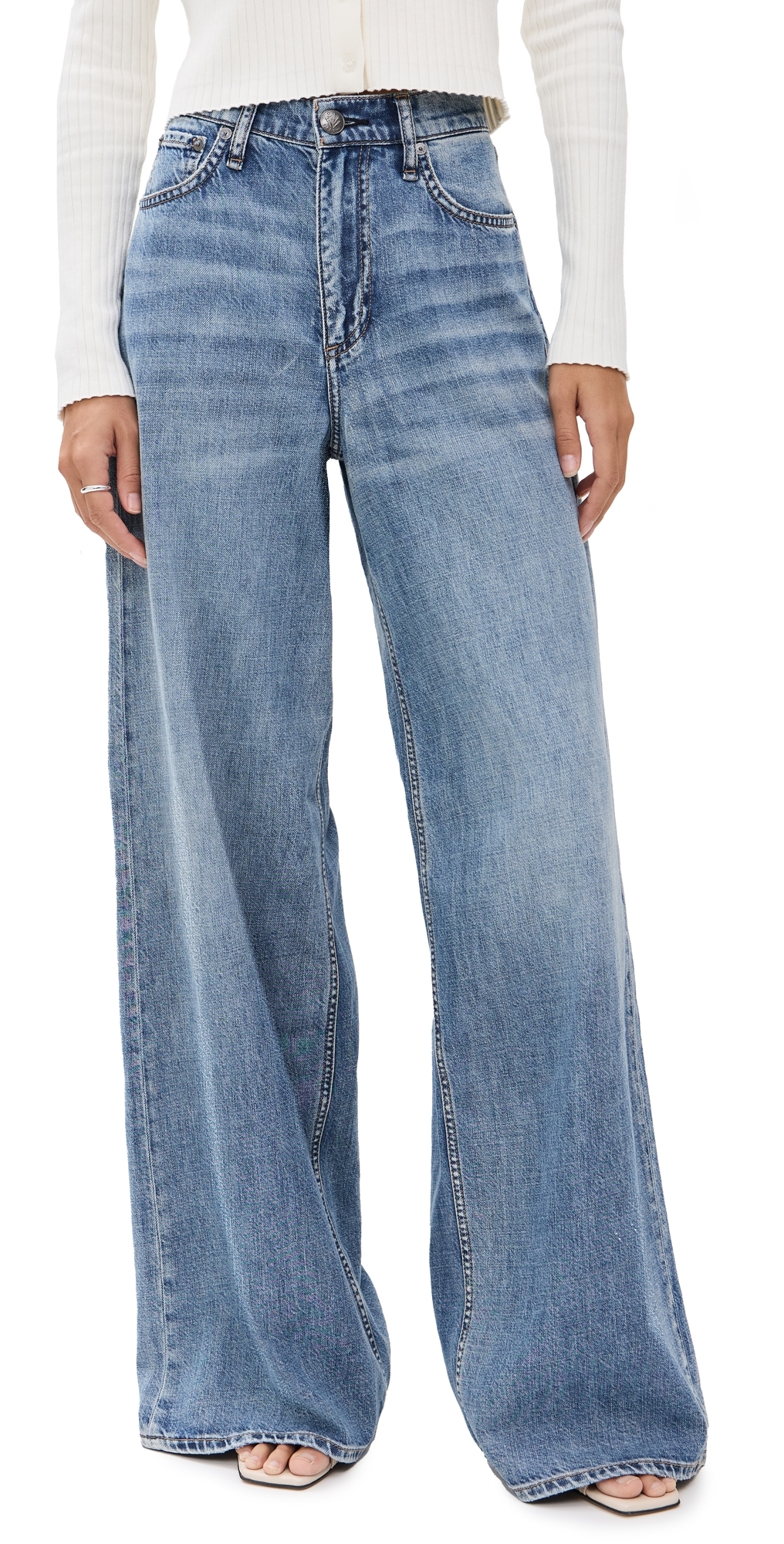 rag & bone Featherweight Sofie High Rise Wide Jeans Beverly rag & bone Featherweight Sofie High Rise Wide Jeans Beverly