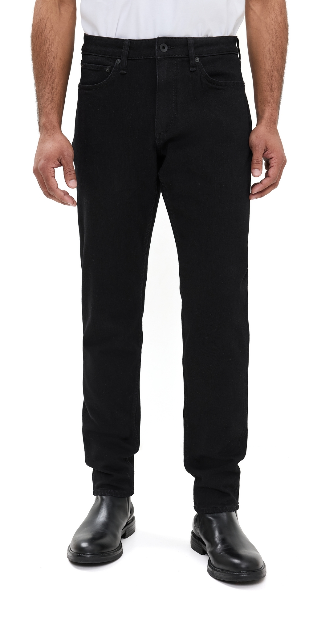 rag & bone Fit Authentic Stretch Jeans Black rag & bone Fit Authentic Stretch Jeans Black