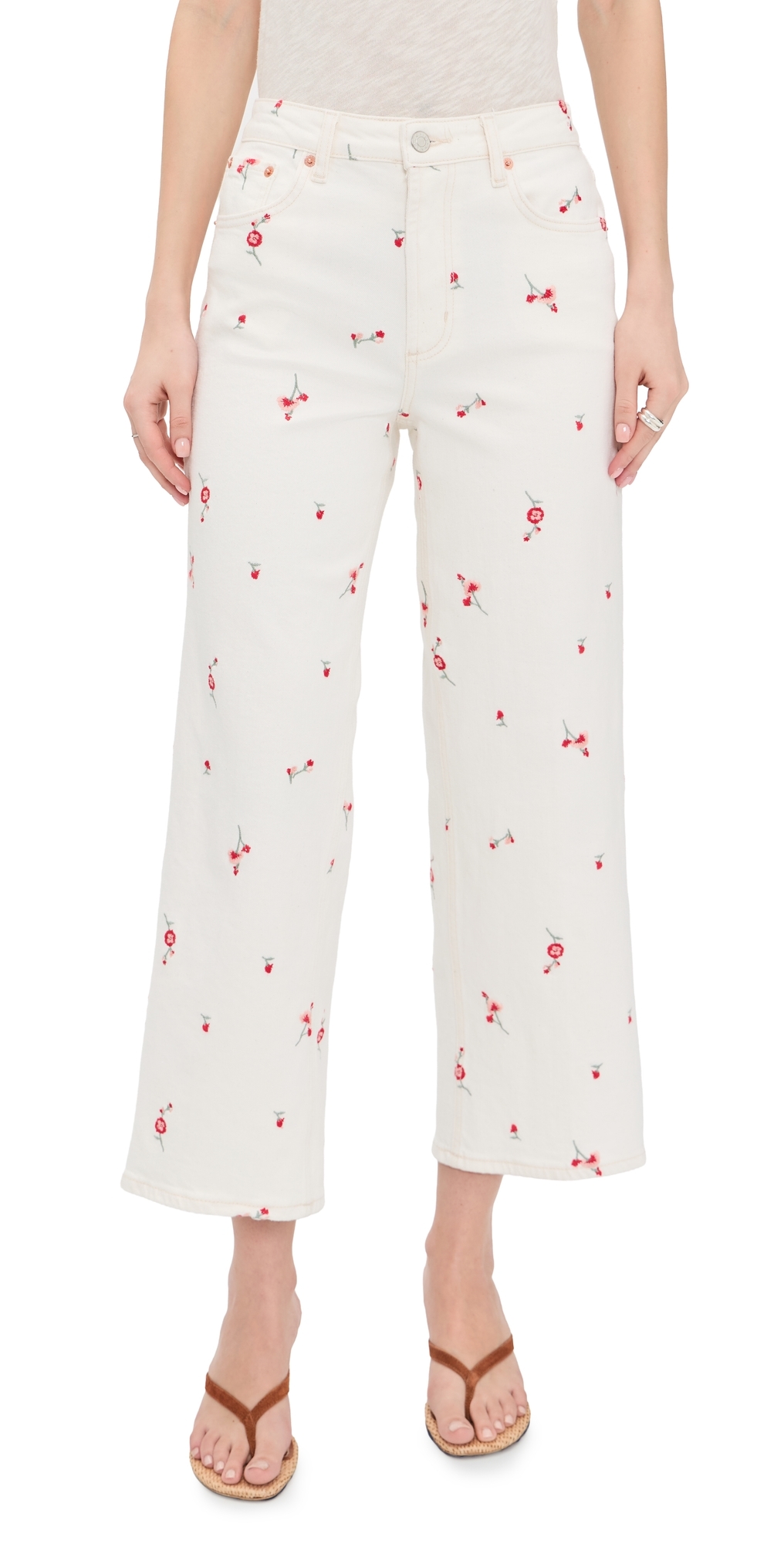 RAILS Getty Crop Floral Jeans Ecru Romantic Floral RAILS Getty Crop Floral Jeans Ecru Romantic Floral