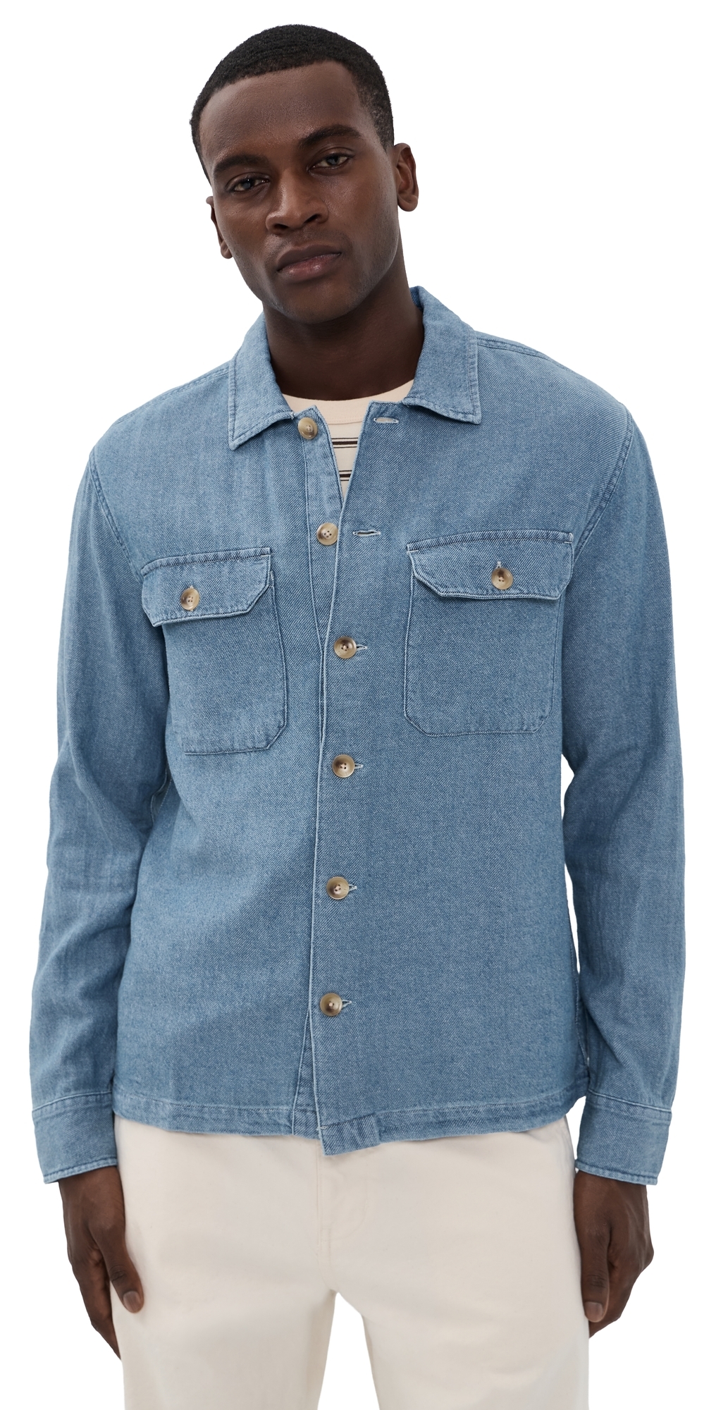 RAILS Hayes Shirt Medium Wash Indigo RAILS Hayes Shirt Medium Wash Indigo