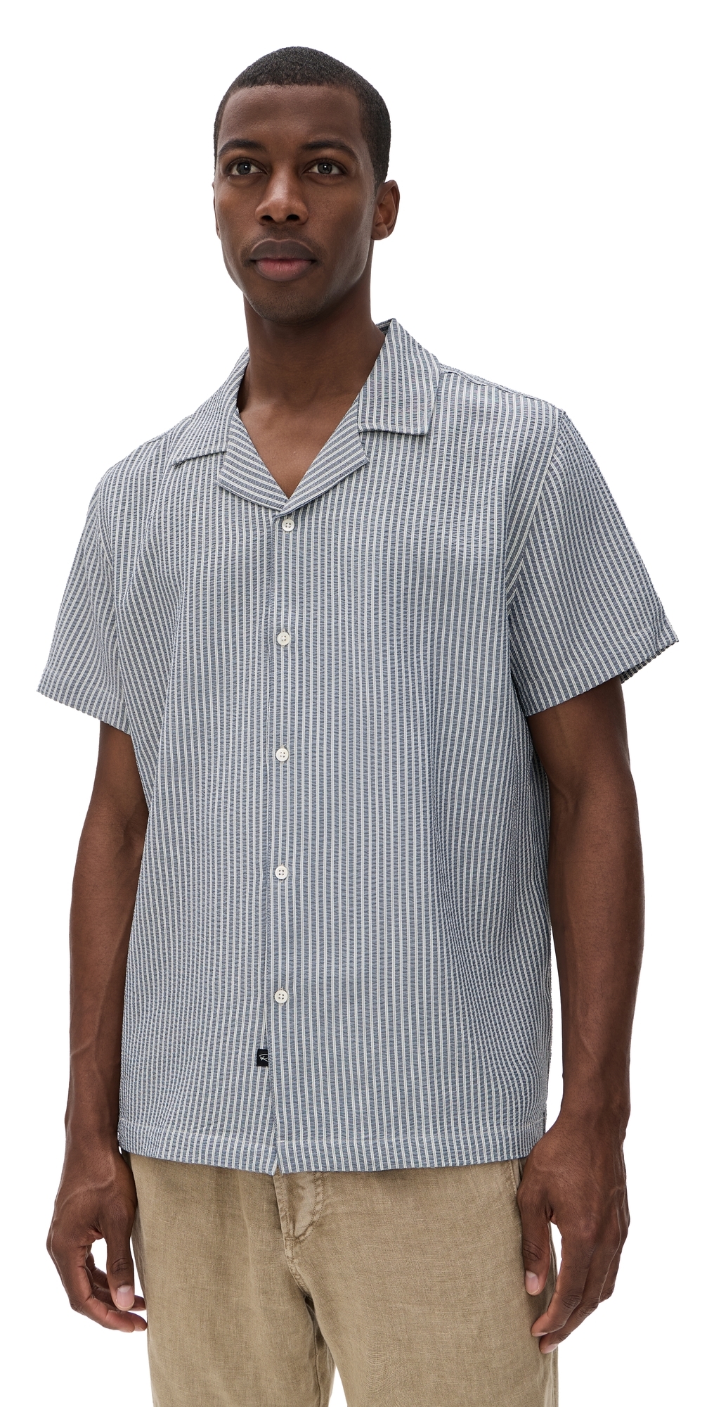 RAILS Amalfi Shirt Navy Deck Stripe RAILS Amalfi Shirt Navy Deck Stripe