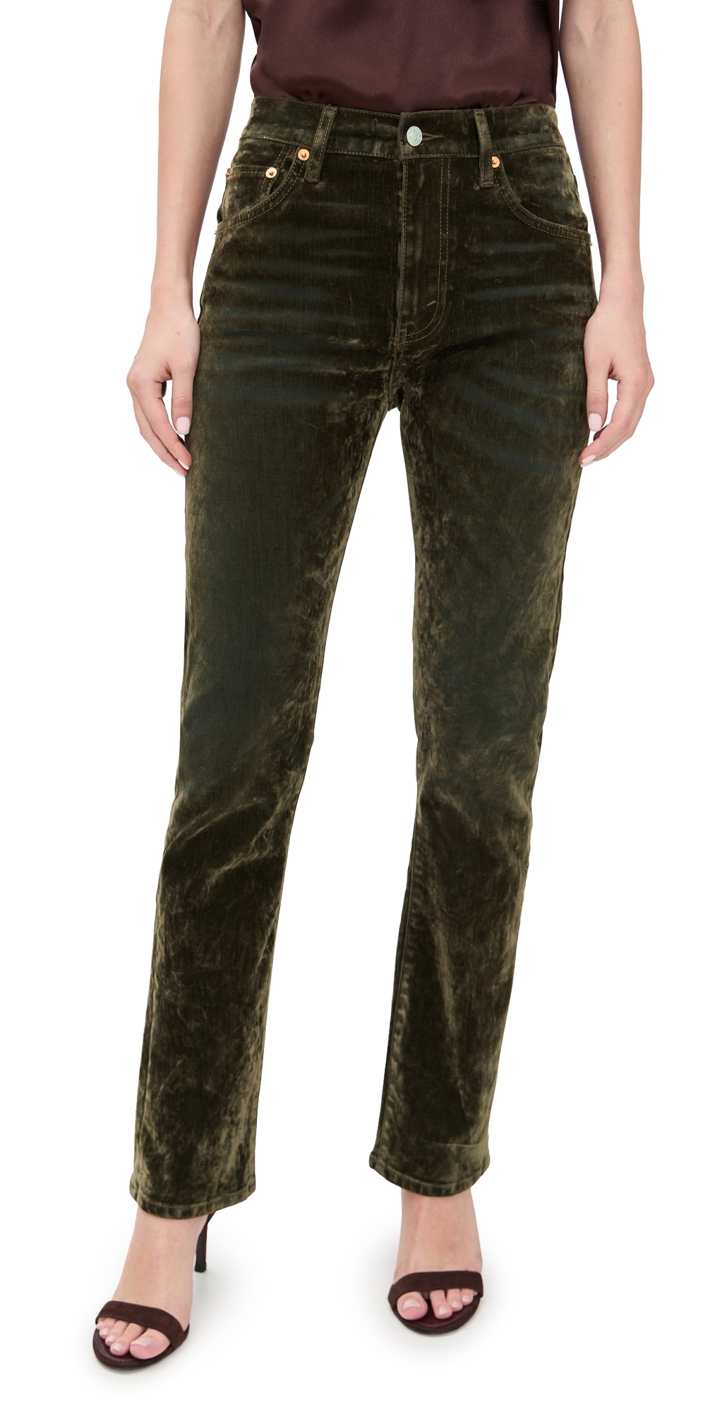 REDONE The Blondie Jeans Olivebrchflk REDONE The Blondie Jeans Olivebrchflk