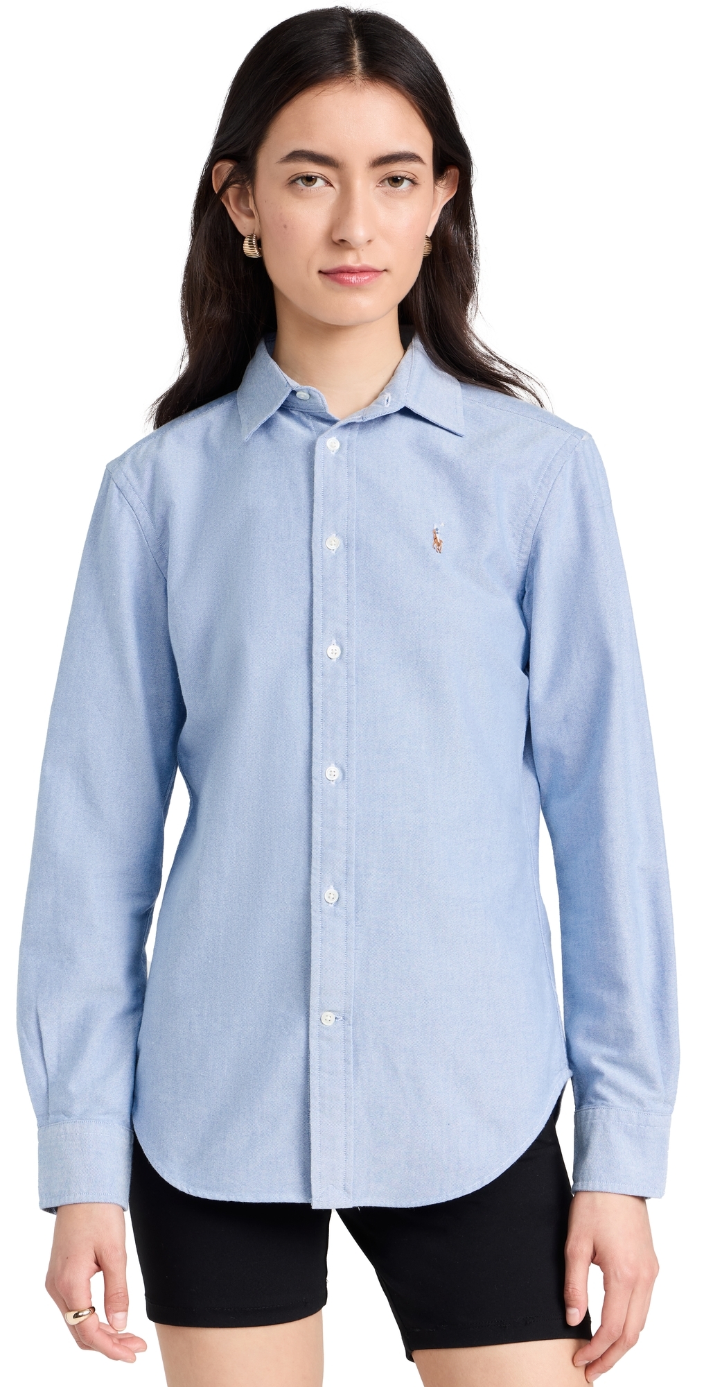 Polo Ralph Lauren Cotton Oxford Long Sleeve Button Down Shirt Blue Polo Ralph Lauren Cotton Oxford Long Sleeve Button Down Shirt Blue