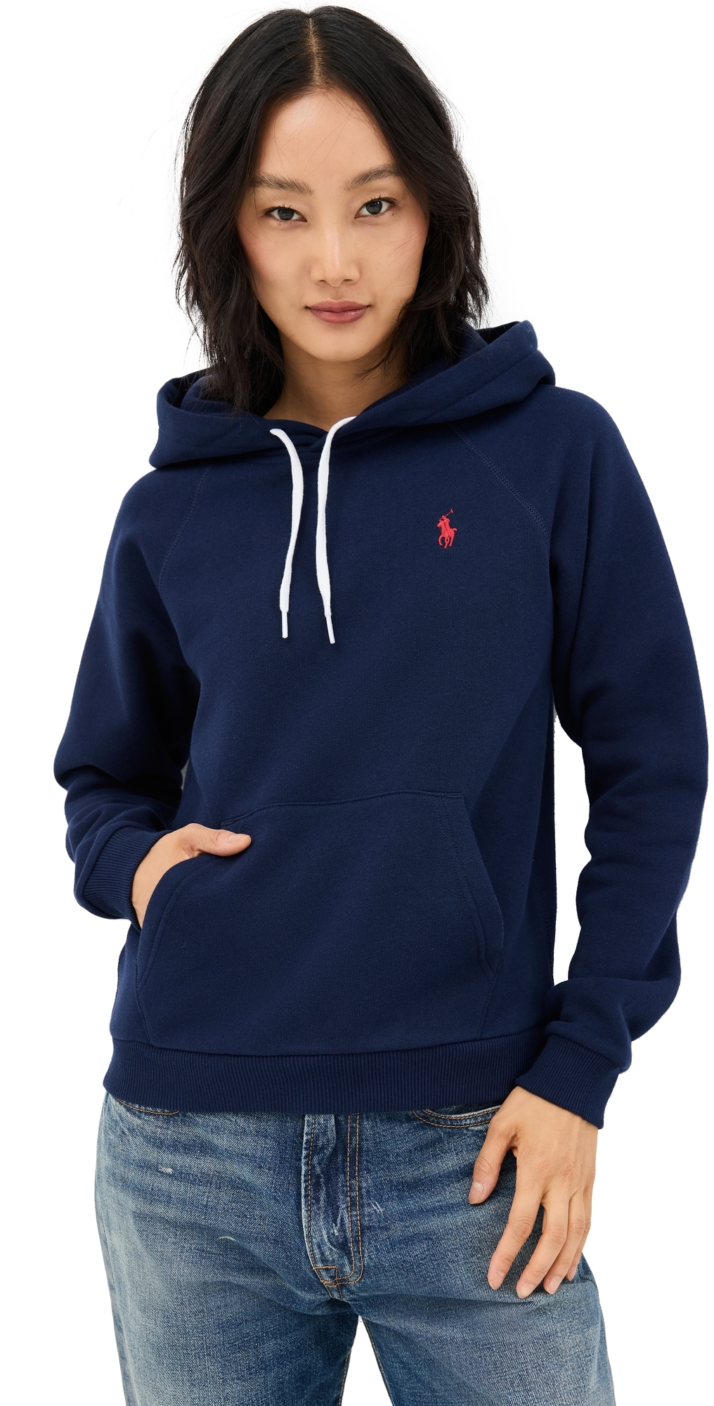 Polo Ralph Lauren Shrunken Hood Sweatshirt Cruise Navy Polo Ralph Lauren Shrunken Hood Sweatshirt Cruise Navy