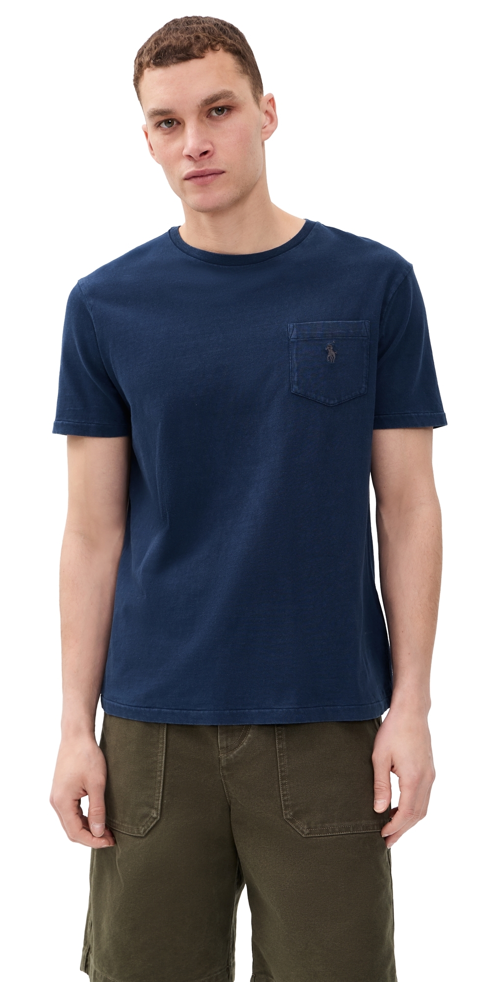 Polo Ralph Lauren Cotton Linen Shirt Newport Navy