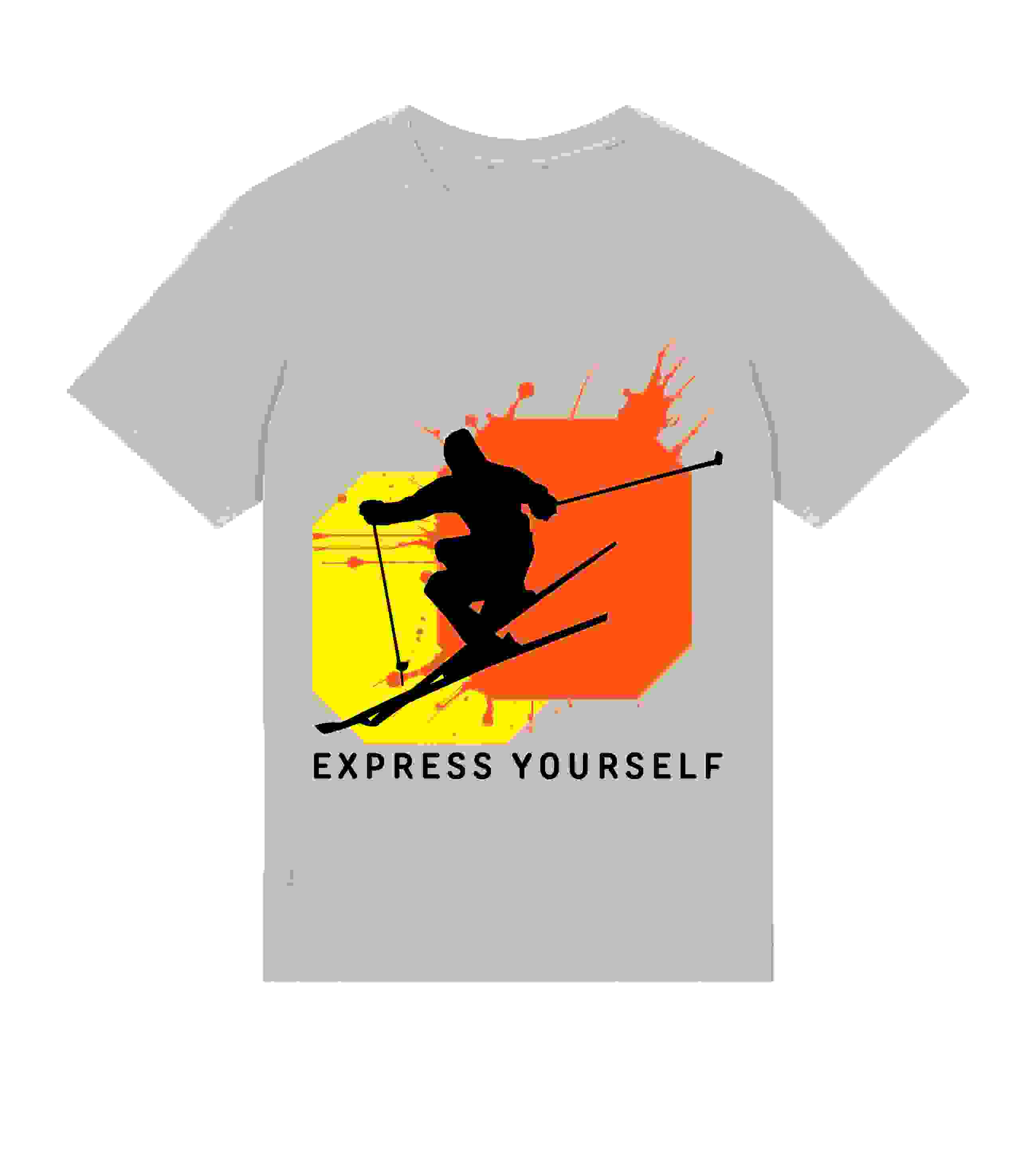 Skiing High – Men’s Regular Shirt – Sand men Skiing High – Men’s Regular Shirt – Sand men