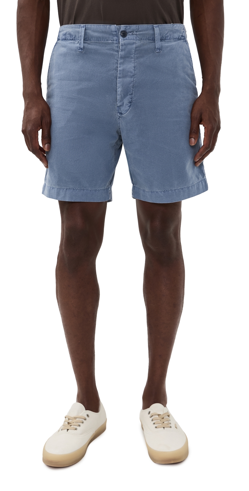 Save Khaki Cotton Relaxed Shorts Union Blue Save Khaki Cotton Relaxed Shorts Union Blue