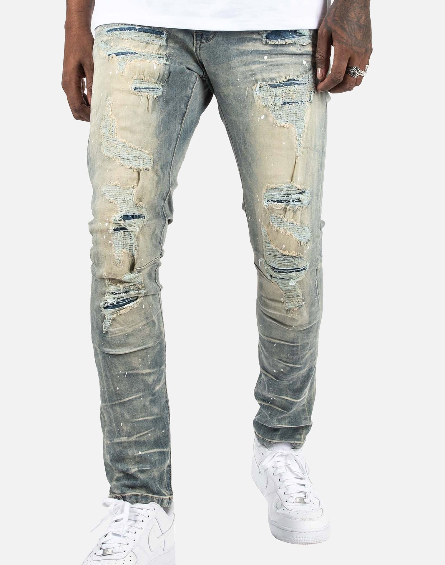 Smoke Rise DISTRESSED DENIM JEANS Smoke Rise DISTRESSED DENIM JEANS