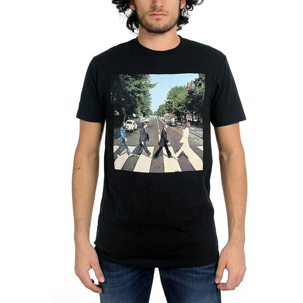 The Beatles Abbey Road Adult Black shirt The Beatles Abbey Road Adult Black shirt