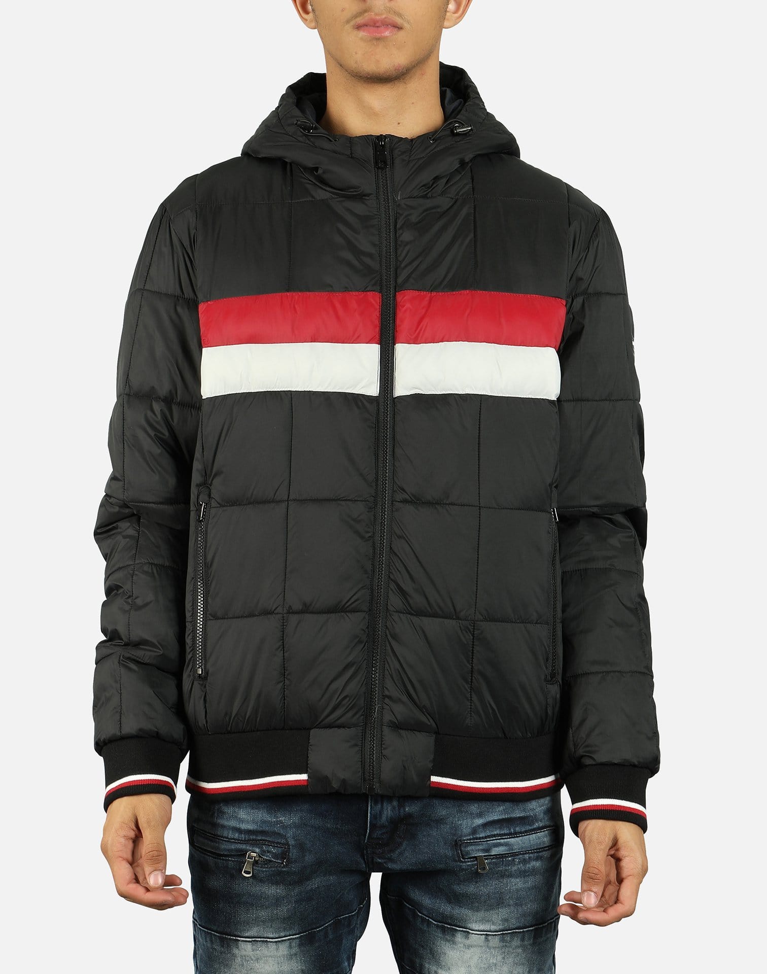 Tommy Hilfiger QUILTED COLORBLOCK PUFFER JACKET Tommy Hilfiger QUILTED COLORBLOCK PUFFER JACKET