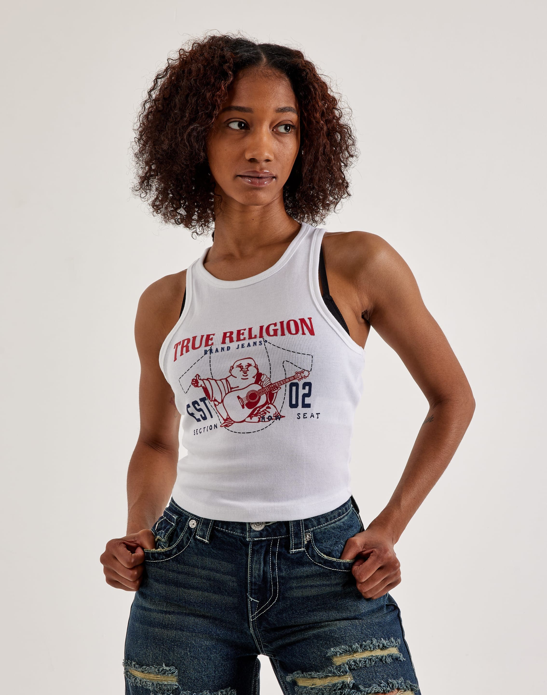 True Religion Buddha Goddess Tank Top True Religion Buddha Goddess Tank Top