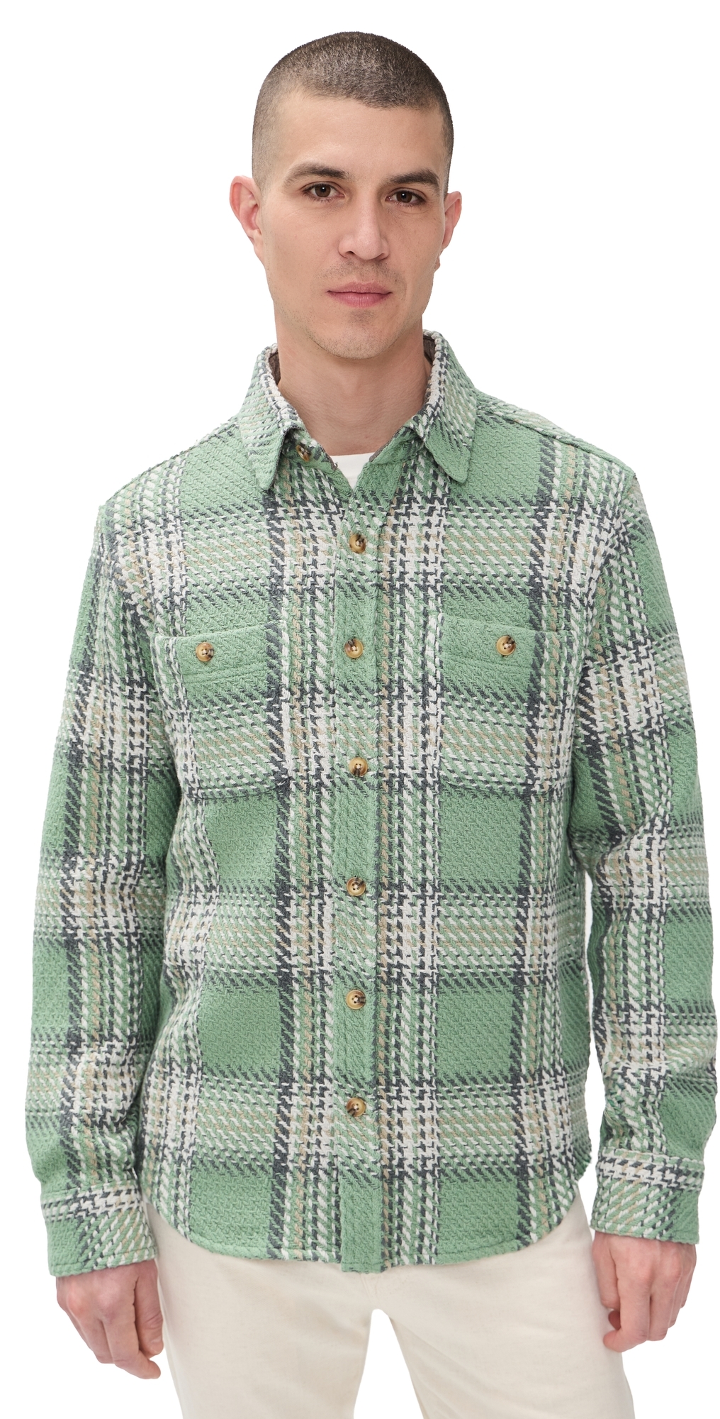 Taylor Stitch The Cutter Overshirt Sage Plaid Taylor Stitch The Cutter Overshirt Sage Plaid