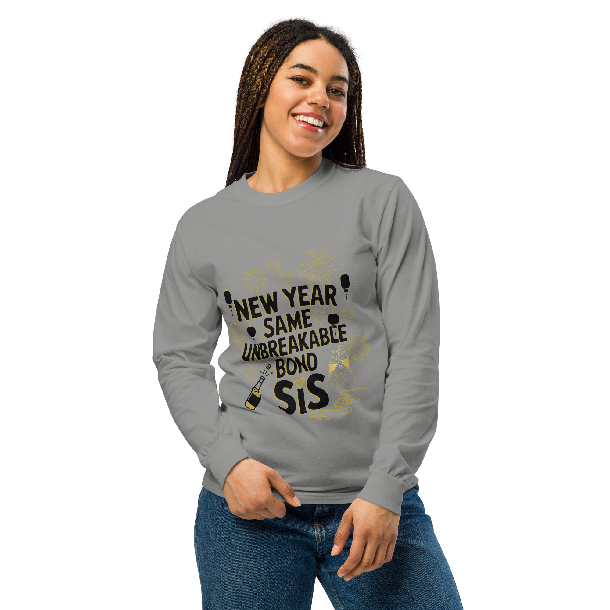 New Year, Same Bond Unbreakable Sisterhood Hoodie New Year, Same Bond Unbreakable Sisterhood Hoodie