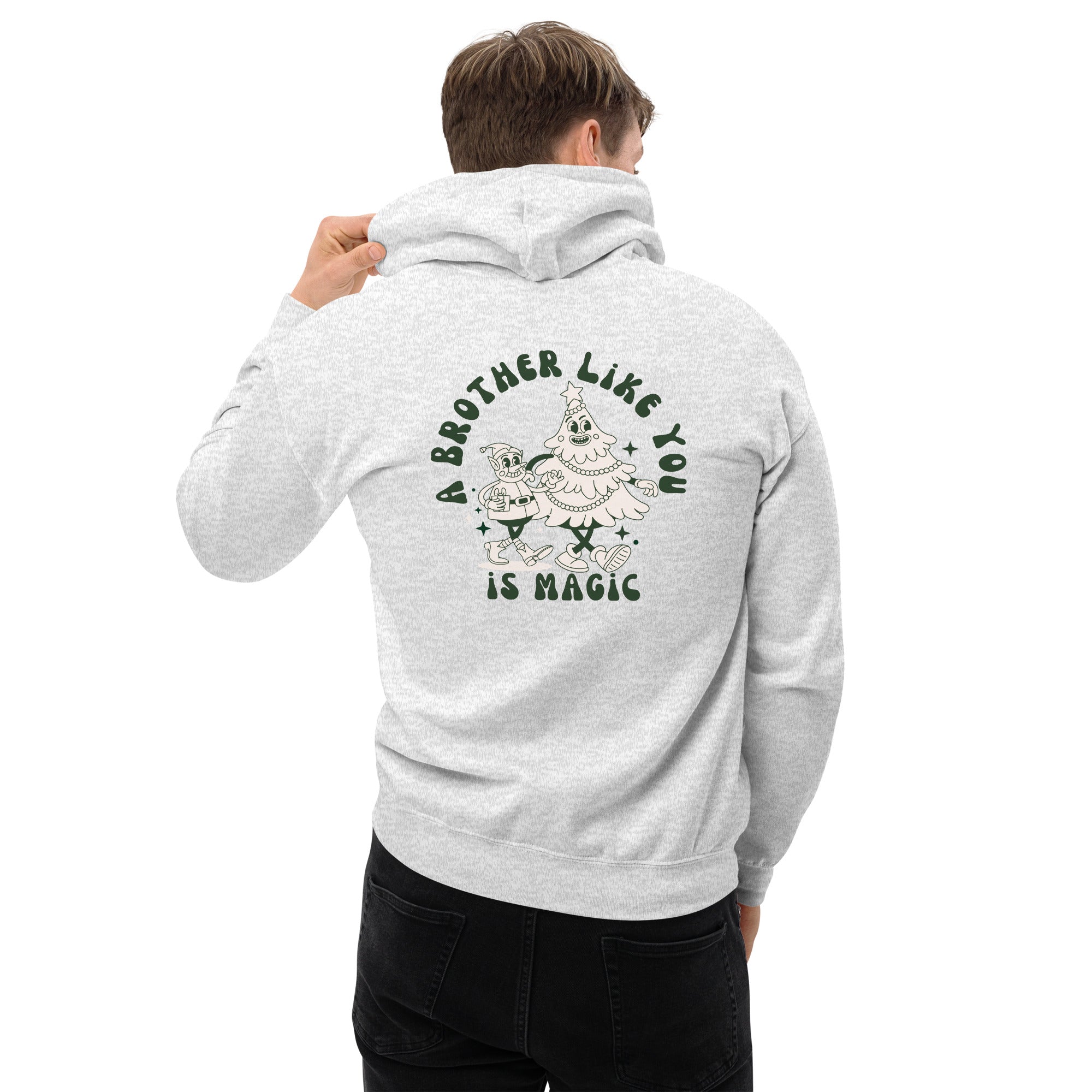 Magical Christmas Vibes for Brothers Cozy Hoodie Magical Christmas Vibes for Brothers Cozy Hoodie