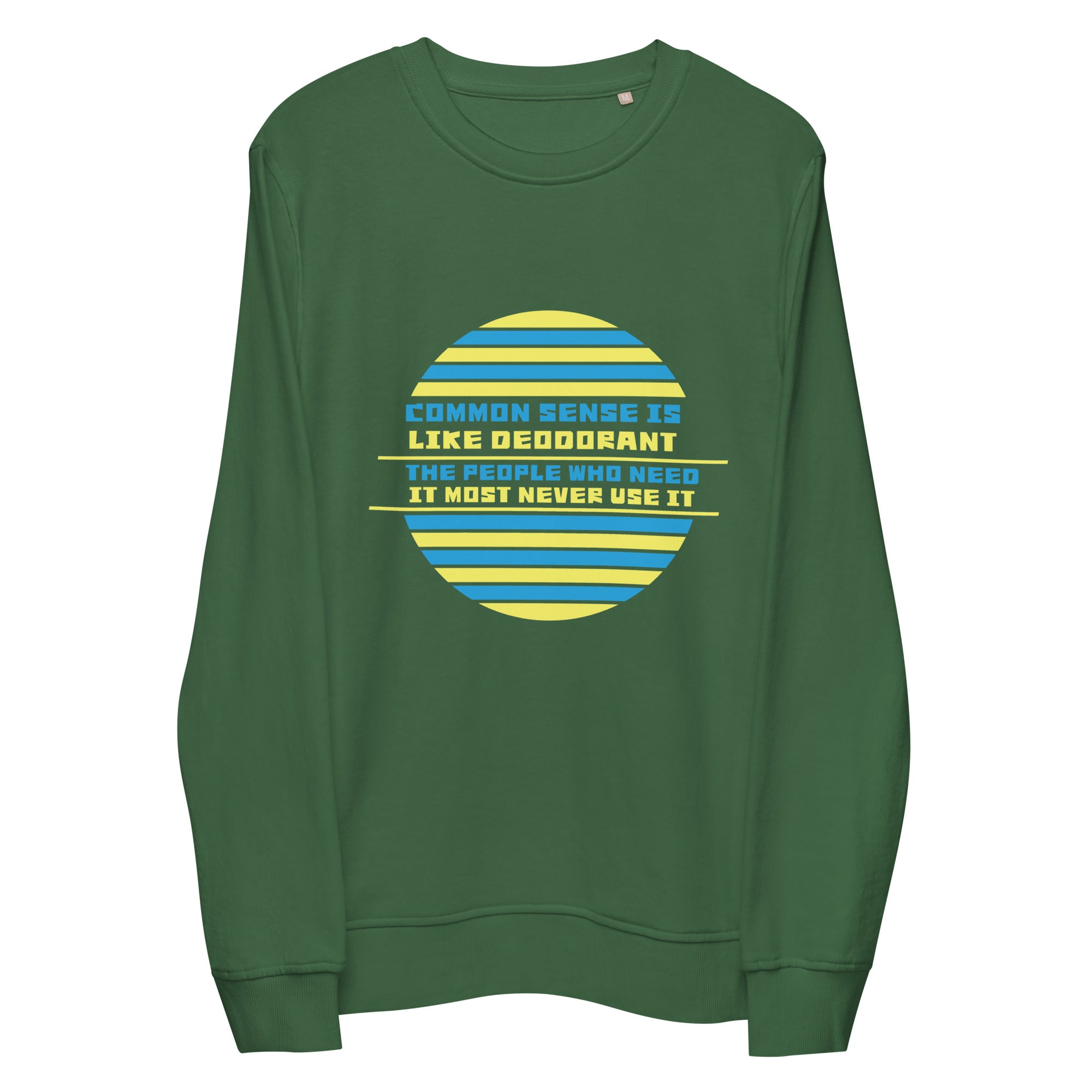 Witty Wisdom Gift Unisex Organic Sweatshirt