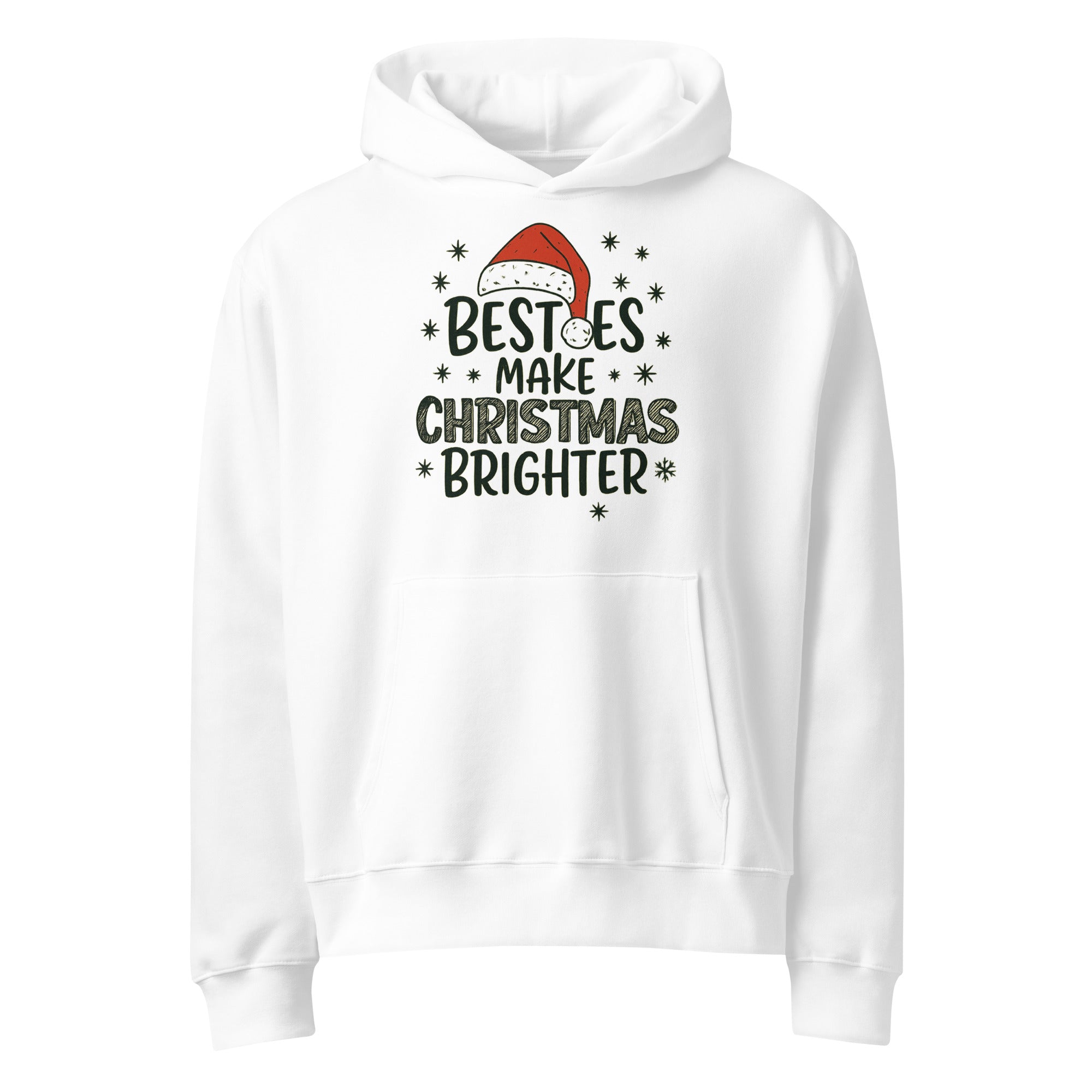 Christmas Besties Hoodie Cozy Holiday Gift for Friends Christmas Besties Hoodie Cozy Holiday Gift for Friends