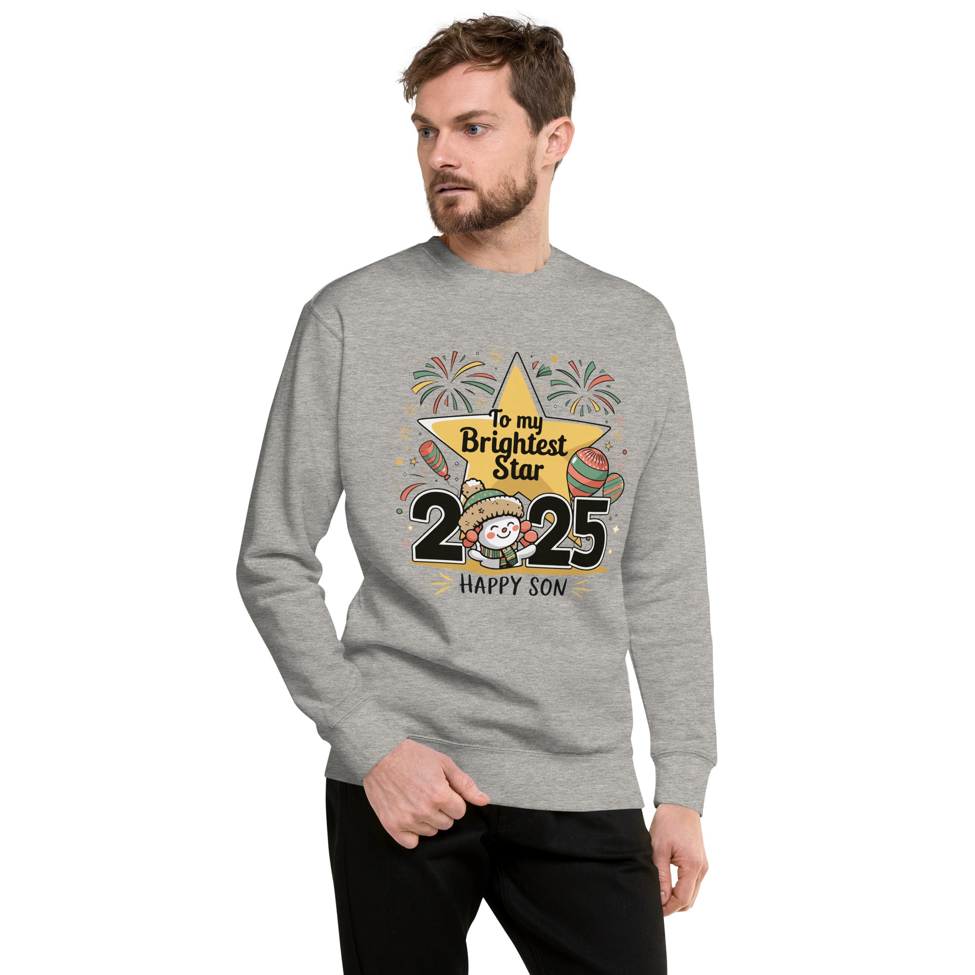 To My Brightest Star New Year Sweatshirt for Son To My Brightest Star New Year Sweatshirt for Son