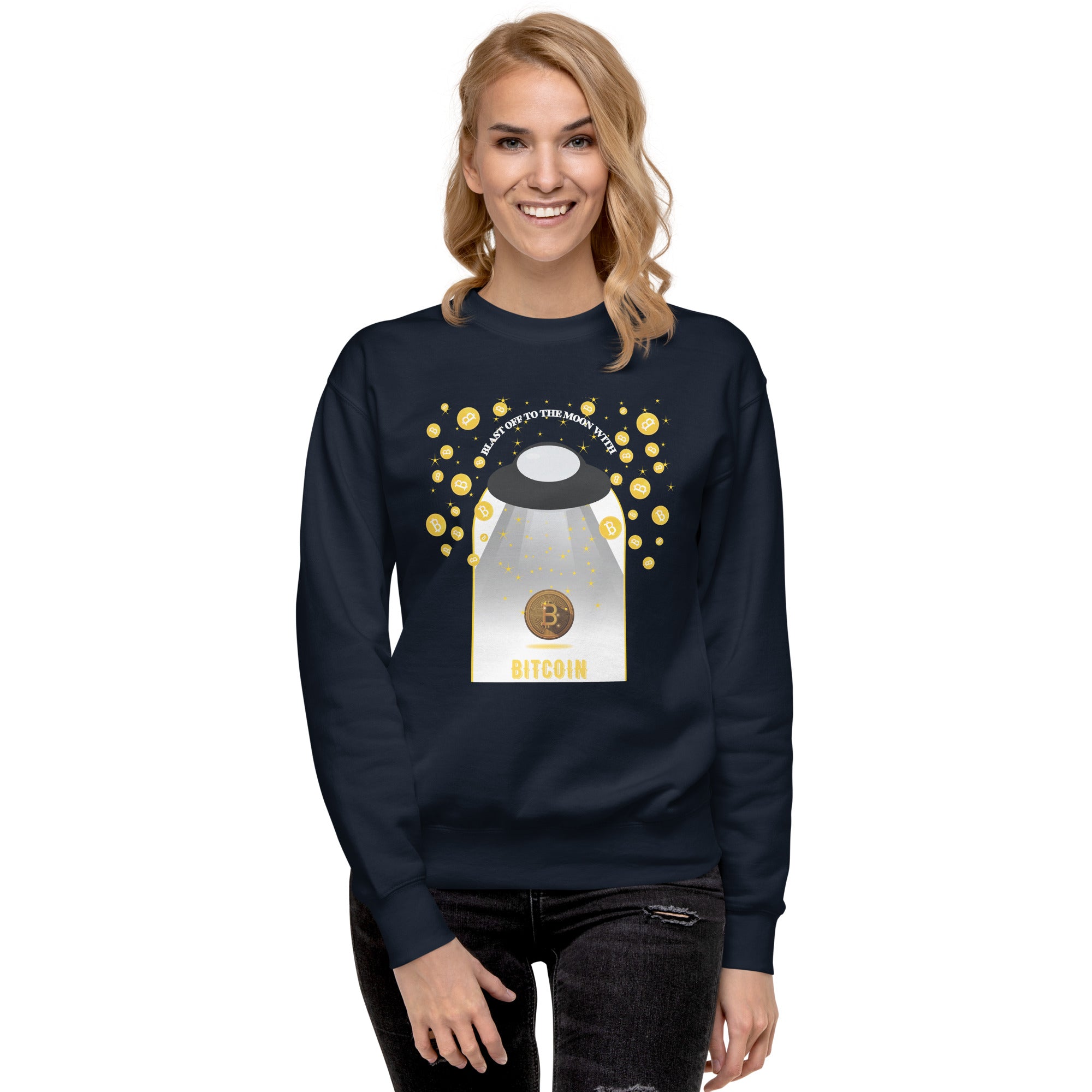 Space and Crypto Fusion Sweatshirt Space and Crypto Fusion Sweatshirt