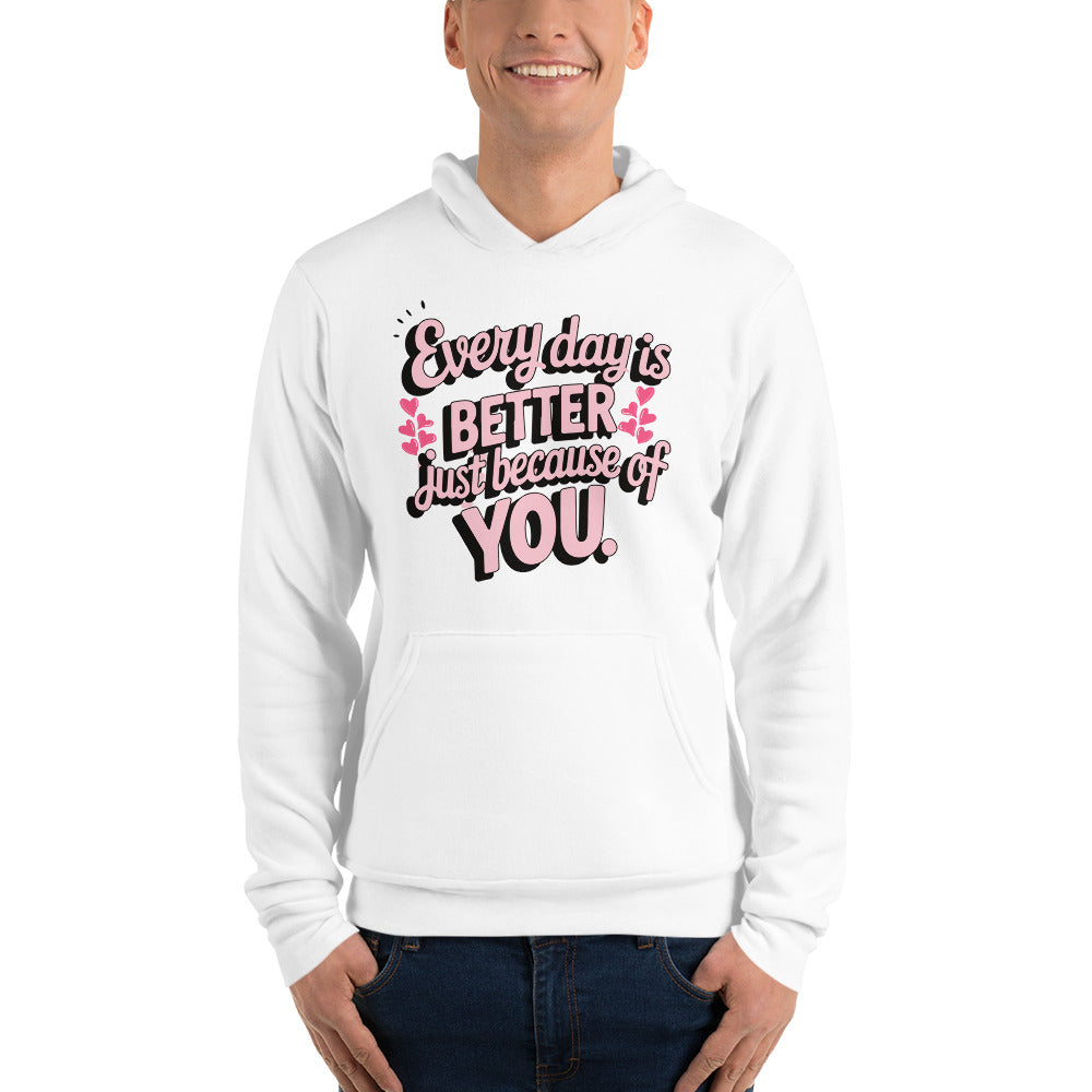 Every Day Brighter With You – Romantic Hoodie For Boyfriend Every Day Brighter With You – Romantic Hoodie For Boyfriend