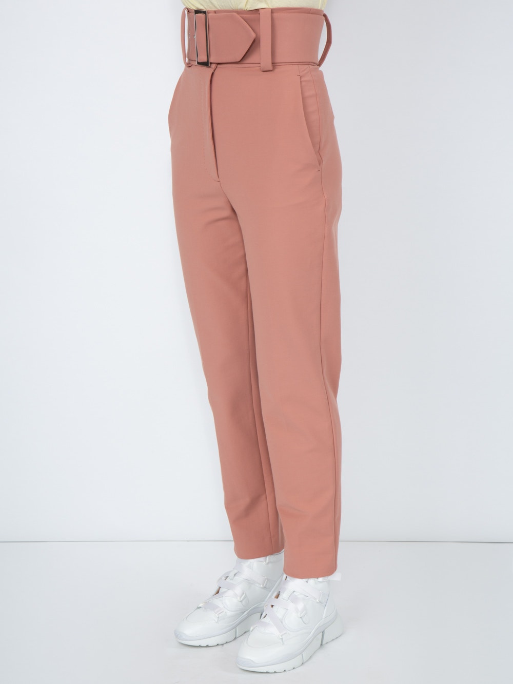 Belted High Waisted Trousers Belted High Waisted Trousers