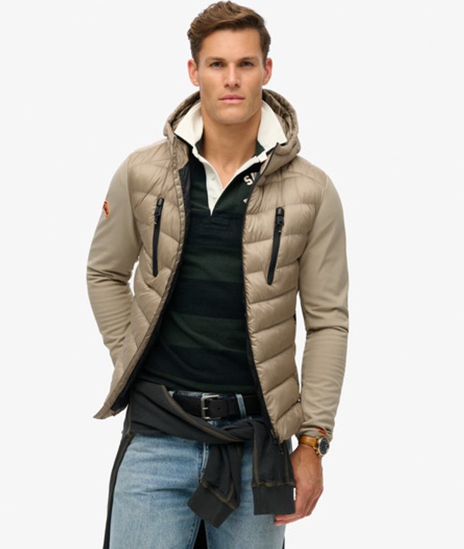 Superdry Men’s Hooded Storm Softshell Jacket Brown Superdry Men’s Hooded Storm Softshell Jacket Brown