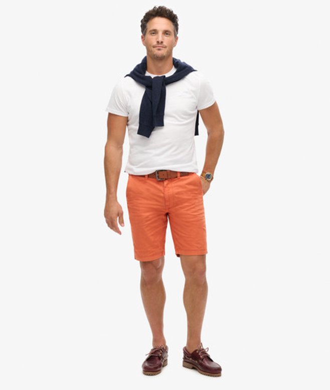 Superdry Men’s Men’s Vintage International Shorts Orange Burnt Orange Superdry Men’s Men’s Vintage International Shorts Orange Burnt Orange