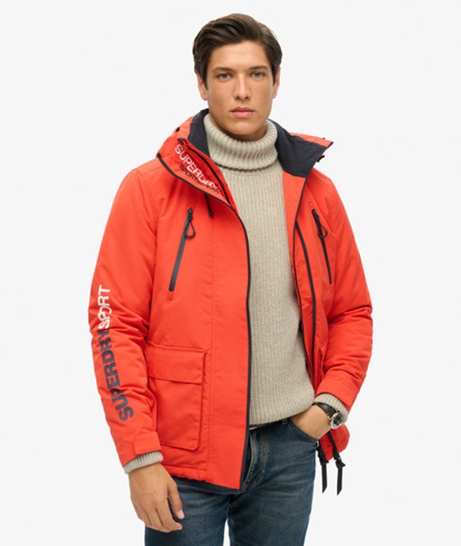 Superdry Men’s Men’s Hooded Ultimate SD Windbreaker Jacket Orange Bold Orange Superdry Men’s Men’s Hooded Ultimate SD Windbreaker Jacket Orange Bold Orange