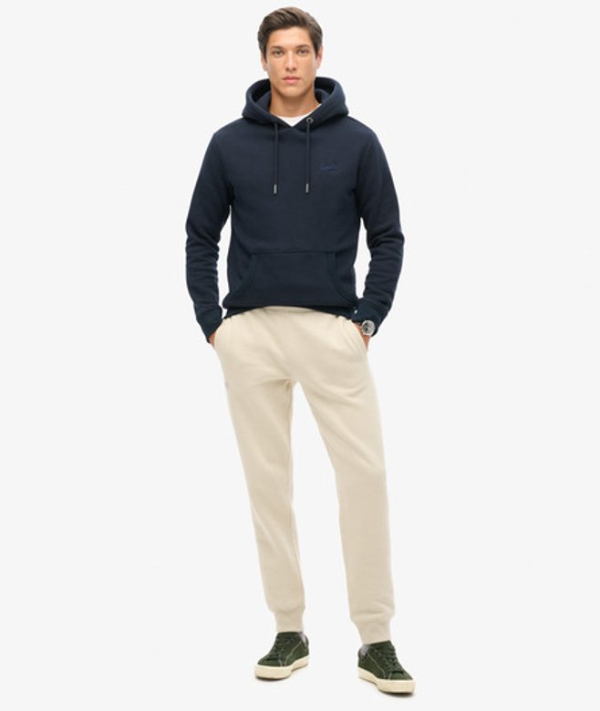 Superdry Men’s Essential Logo Joggers Beige Superdry Men’s Essential Logo Joggers Beige
