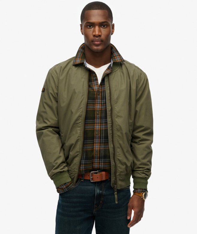 Superdry Men’s Lightweight MA Bomber Jacket Green Superdry Men’s Lightweight MA Bomber Jacket Green