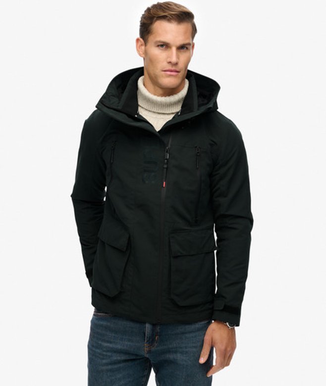 Superdry Men’s Hooded Ultimate Embroidered Windbreaker Green Superdry Men’s Hooded Ultimate Embroidered Windbreaker Green