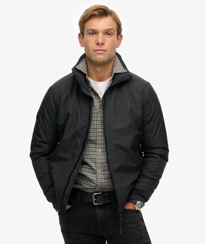 Superdry Men’s City Harrington Jacket Navy Superdry Men’s City Harrington Jacket Navy