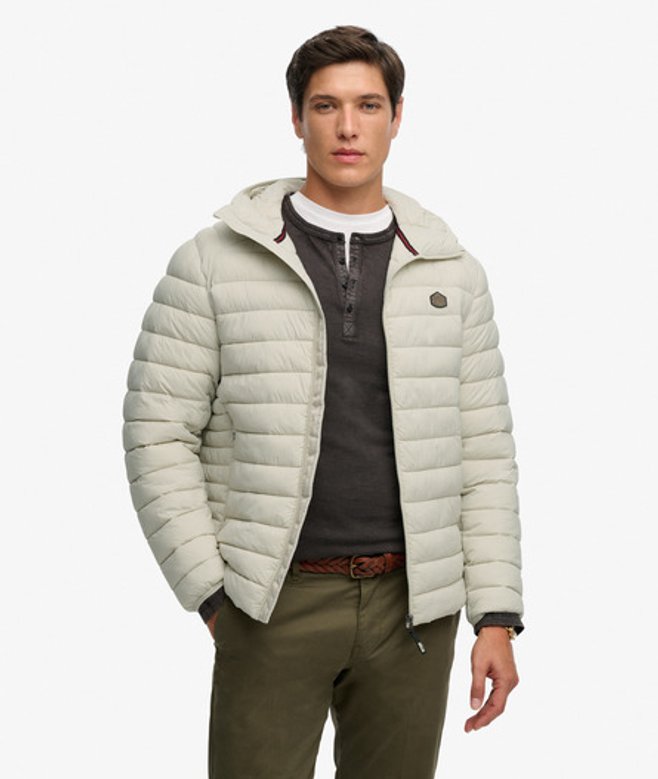 Superdry Men’s Hooded Fuji Lite Jacket Beige Superdry Men’s Hooded Fuji Lite Jacket Beige