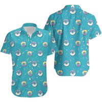 Colorful Rainbow Donuts Vector Short Sleeve Hawaiian Shirt Colorful Rainbow Donuts Vector Short Sleeve Hawaiian Shirt