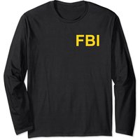 Fbi Logo, Chest Logo & Seal Logo Double Sided Long Sleeve shirt Fbi Logo, Chest Logo & Seal Logo Double Sided Long Sleeve shirt