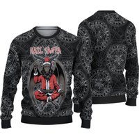 Satanic Pentagram Hail Santa Ugly Christmas Sweater – Festive Sweatshirt Gift Satanic Pentagram Hail Santa Ugly Christmas Sweater – Festive Sweatshirt Gift