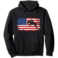 Equestrian Horse Riding Usa Flag America Pullover Hoodie Equestrian Horse Riding Usa Flag America Pullover Hoodie