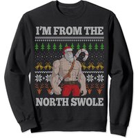 I’m From The North Swole Santa Claus Ugly Christmas Gym Gift Sweatshirt I’m From The North Swole Santa Claus Ugly Christmas Gym Gift Sweatshirt
