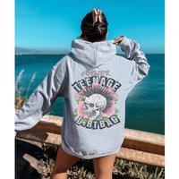 Punk Rock Sweatshirt Former Teenage Dirtbag Yk Oversized Aesthetic Hoodie