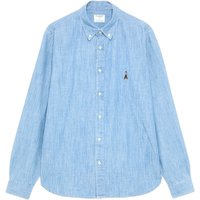 roy roger’s shirt john chambray – bleach denim roy roger’s shirt john chambray – bleach denim