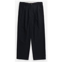 Hestur Relaxed Cotton Linen Twill Pleated Trousers Hestur Relaxed Cotton Linen Twill Pleated Trousers